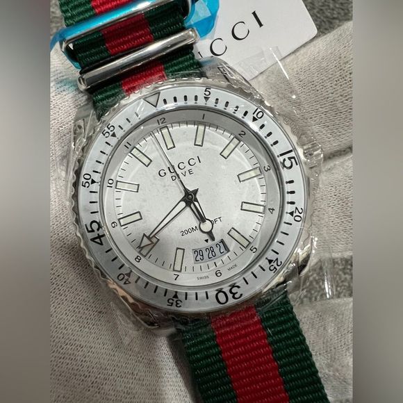 Gucci Other - New Green & Red Gucci Watch